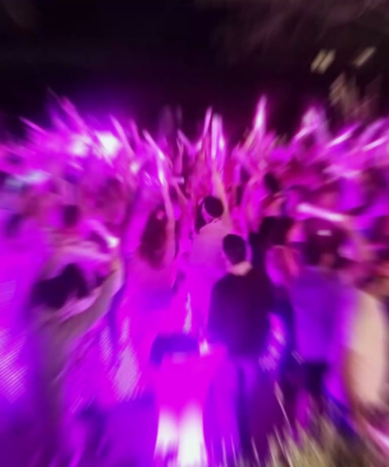 Efecte luminoase pe podea LED